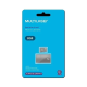 Leitor USB 2x1 Multilaser+Cartão Micro SD 8GB Classe 4 MC161