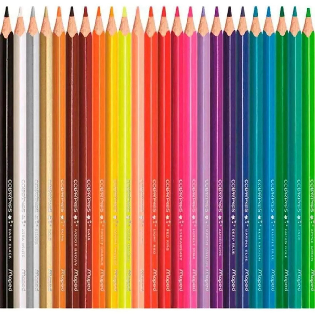 Lápis de Cor Colorpeps 24 Cores - Maped