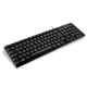 Teclado USB compacto com fio TC193 bu resistente àgua preto multilaser