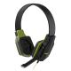 Fone de Ouvido Gamer com Microfone Preto/Verde P2 Multilaser - PH146