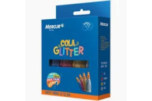 Cola Glitter 23g Mercur Lavável